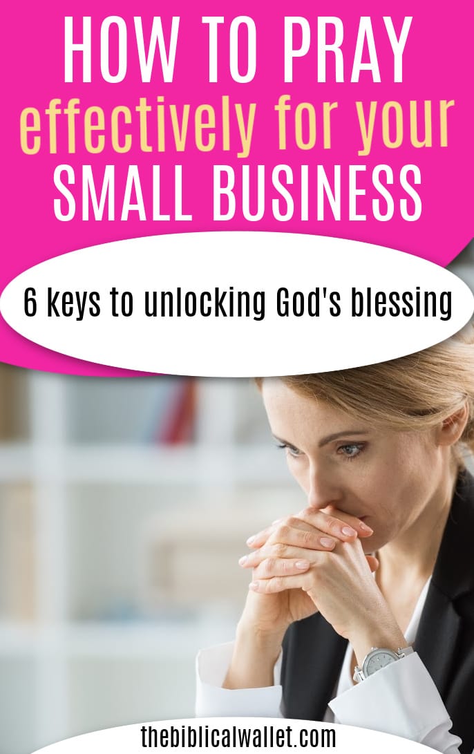 how to pray for your business