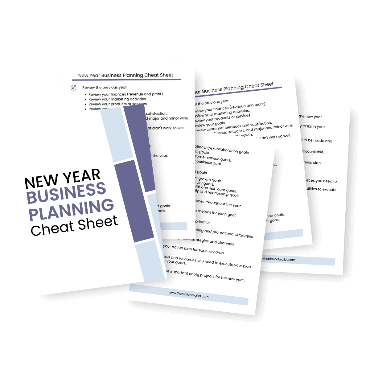 new year business planning cheat sheet
